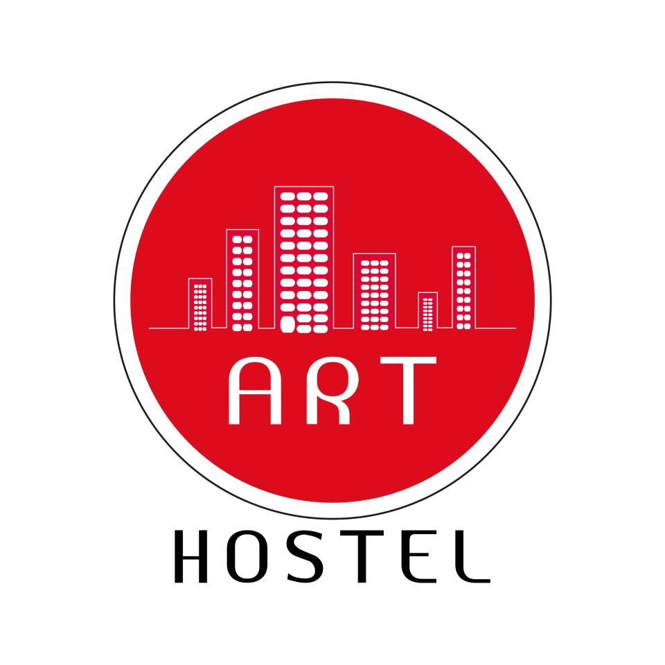 logo art hostel