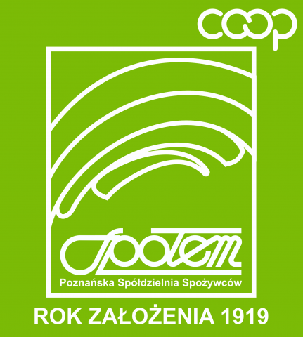 Logo Społem zielone tło